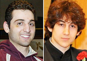 Tamerlan Tsarnaev (trái) và Dzhokhar.
